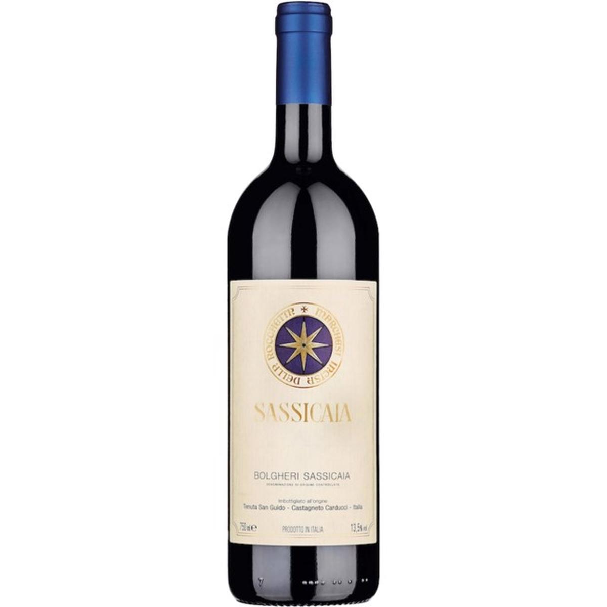 Vino Sassicaia 2018 750ml.